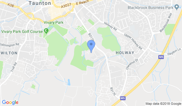 Bishop Fox`s Taunton Karate Academy location Map