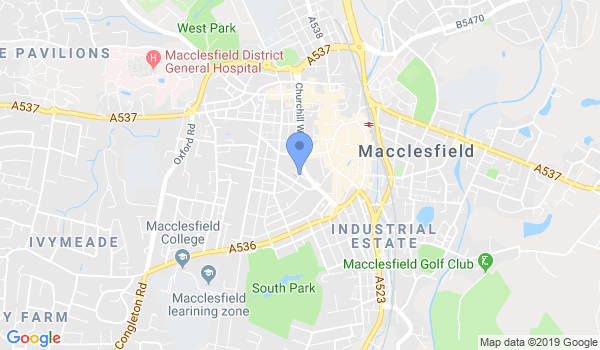 Macclesfield Korean-Kickboxing Academy location Map
