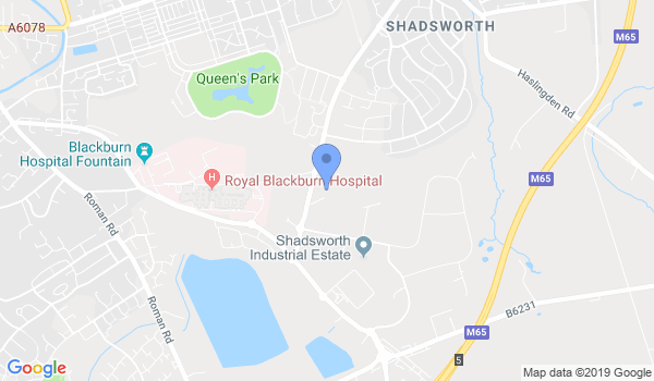 Blackburn Krav Maga location Map