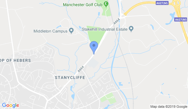 Blast-Out Martial Arts in Manchester location Map
