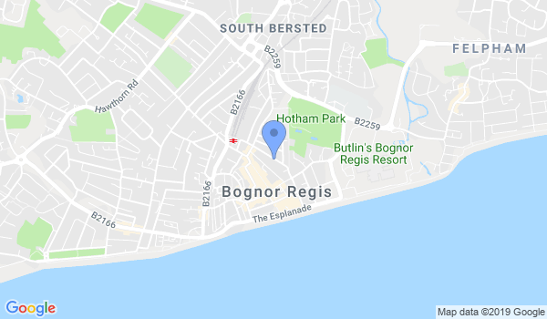 Bognor Regis Karate Kai location Map