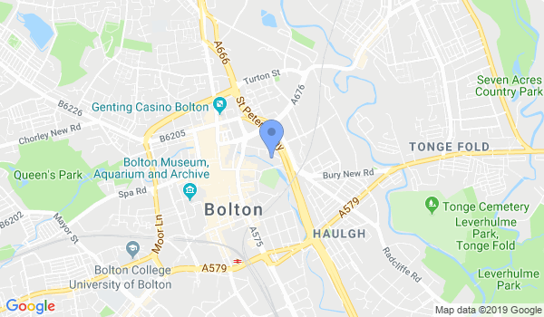 Bolton Thai Boxing Club location Map