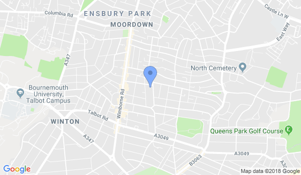 Bournemouth Kanku Karate Club location Map