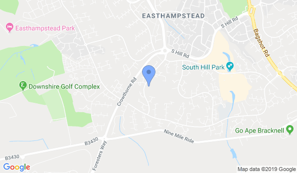 Bracknell Aikido Club location Map