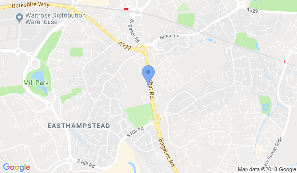 Bracknell Karate Club location Map