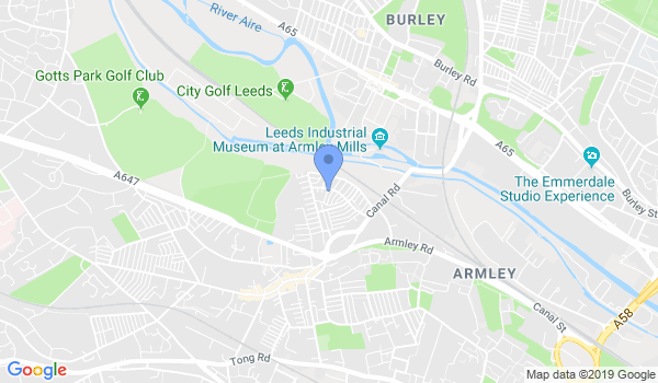 Bradford Wing Chun Kung Fu School location Map