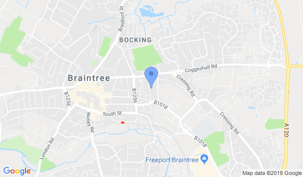 Braintree Shotokan Karate Club location Map