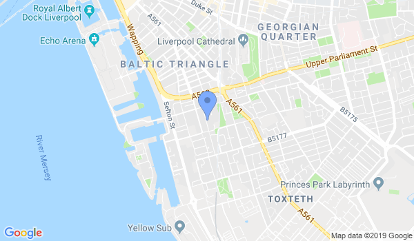 Brazilian Capoeira Academy Liverpool location Map
