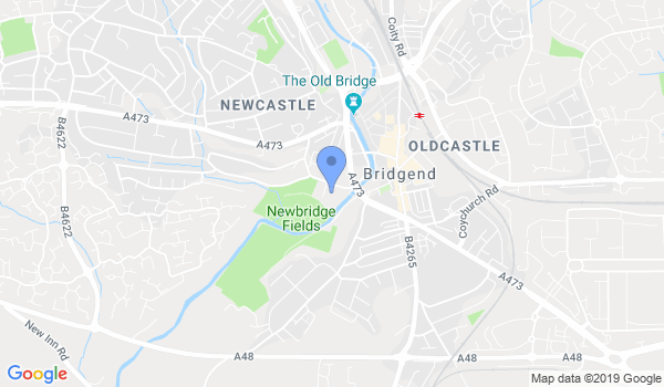 Bridgend United Sport Karate Organisation location Map