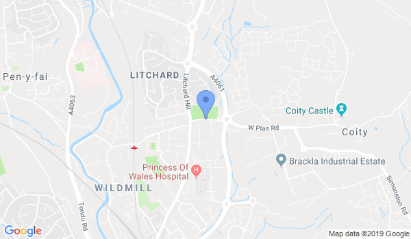 Bridgend Shin Gi Tai Aikido Club  location Map