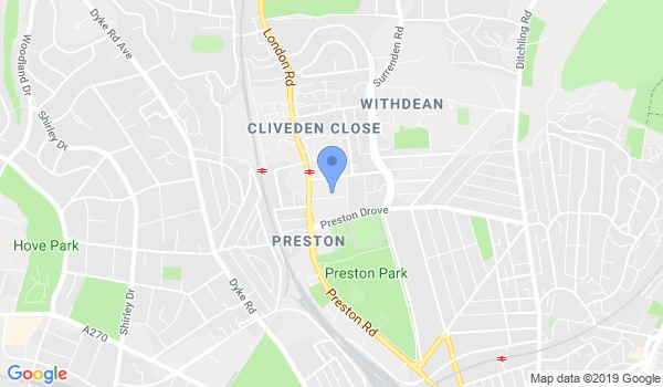 Brighton Martial Arts location Map