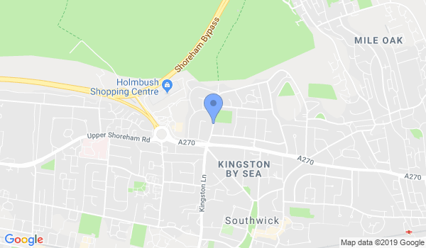 Brighton and Shoreham Ki Aikido Club location Map