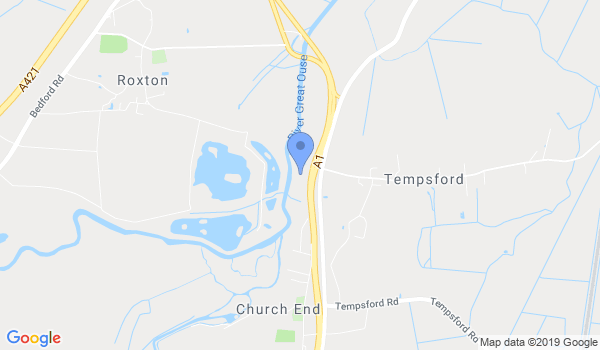 Bujinkan Dojo - Sandy & Tempsford location Map