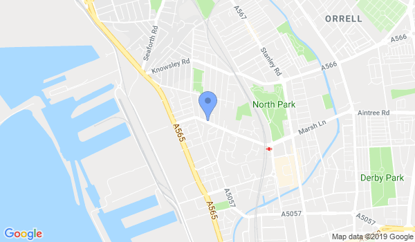 Bujinkan Liverpool Dojo location Map