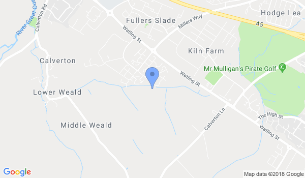 Bujinkan Milton Keynes location Map