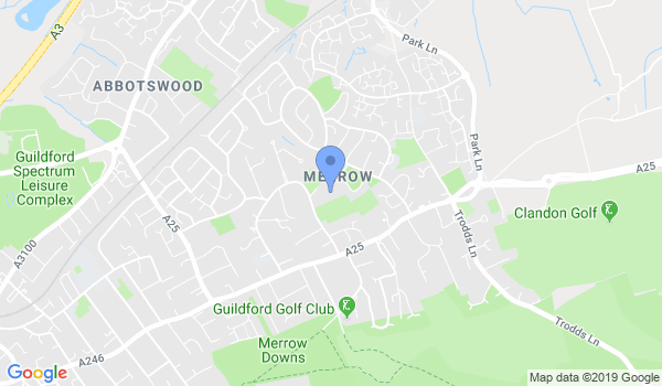 Bytomic Tae Kwon Do Guildford location Map