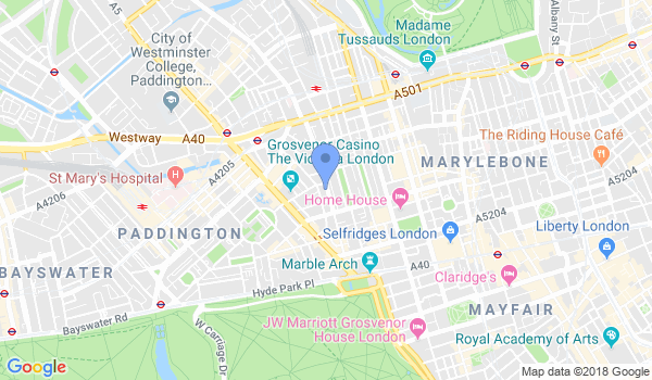Bytomic Tae Kwon Do London location Map