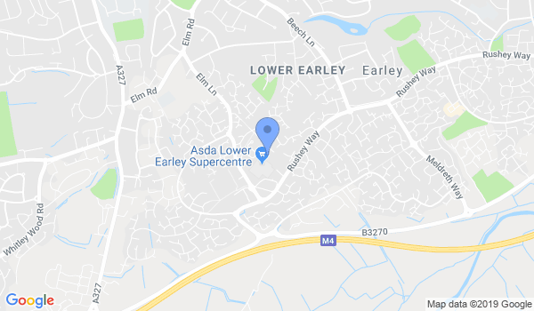 Bytomic Tae Kwon Do Lower Earley location Map