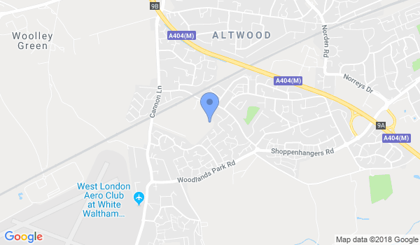 Bytomic Taekwondo Maidenhead location Map