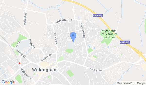 Bytomic Tae Kwon Do Wokingham location Map