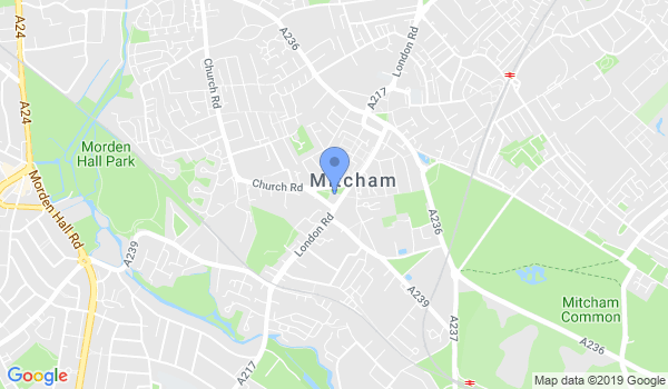 CHI COMBAT SYSTEM Martial Arts (Streatham & Mitcham) location Map