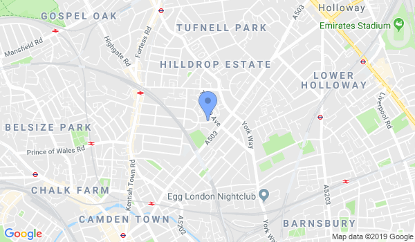 Camden Martial Arts location Map