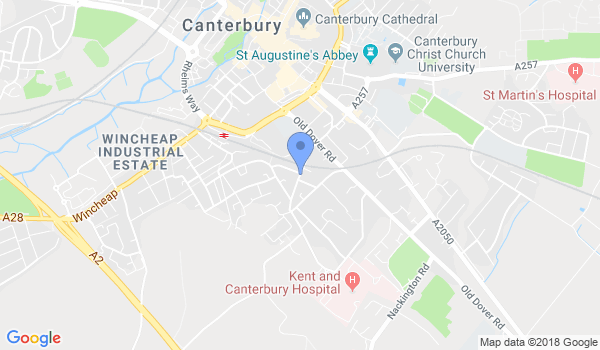 Canterbury Karate location Map
