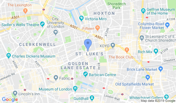 Capoeira Cordão de Ouro London location Map