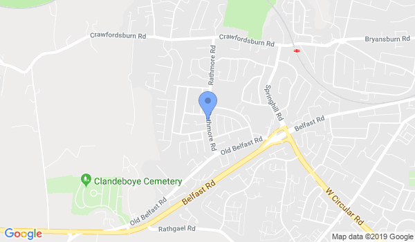 Carnalea Karate Club location Map