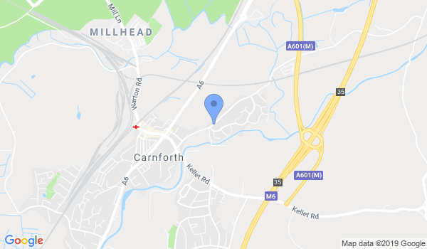 Carnforth Karate Club location Map