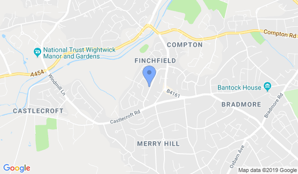Castlecroft Karate Club location Map