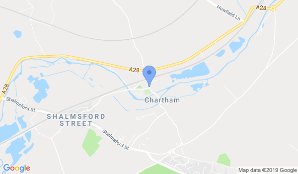 Chartham Karate Club location Map