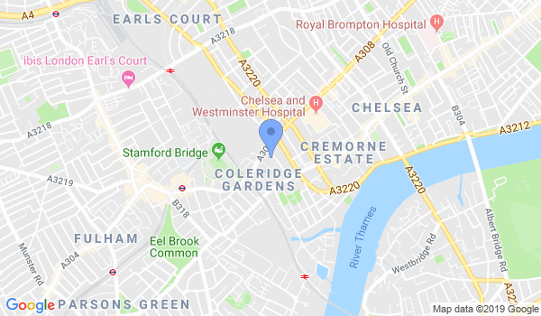 Chelsea Karate Club location Map