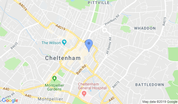 Cheltenham Martial Arts location Map