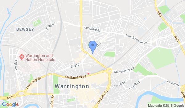 Cheshire Martial Arts Centre location Map