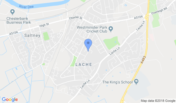 Chester Kickboxing Club location Map