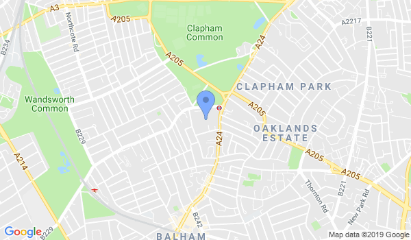 Chi Combat System Martial Arts (Clapham) location Map