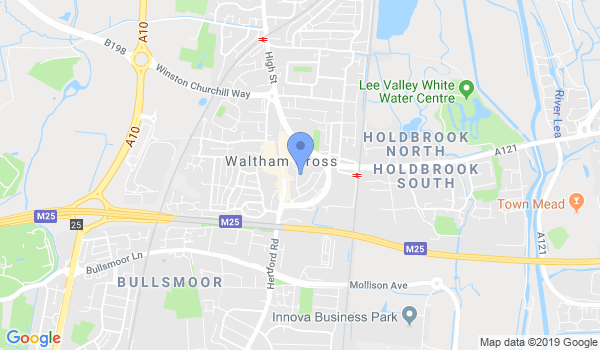 Chingford Enfield & Wanstead Shotokan Karate Clubs location Map