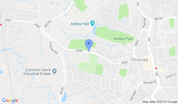 Chorley Shukokai Karate Club location Map