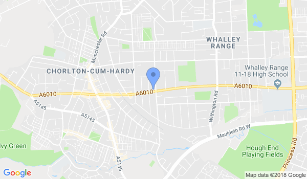 Chorlton Jujitsu location Map