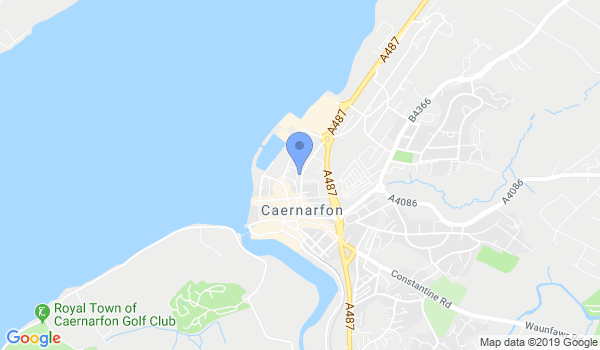 Pritchard's Martial Arts Caernarfon location Map