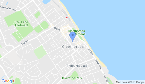 Cleethorpes Muay Thai Boxing location Map