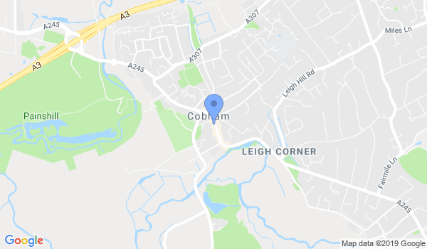 Cobham Martial Arts Academy location Map