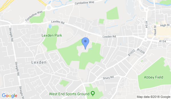 Colchester Taekwondo location Map