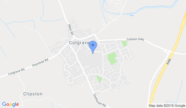 Cotgrave Karate Club location Map