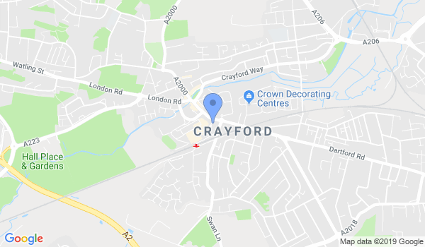 Crayford Judo Club location Map