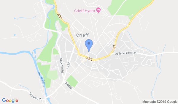 Crieff Karate club location Map