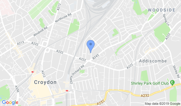 Croydon Judo Club location Map