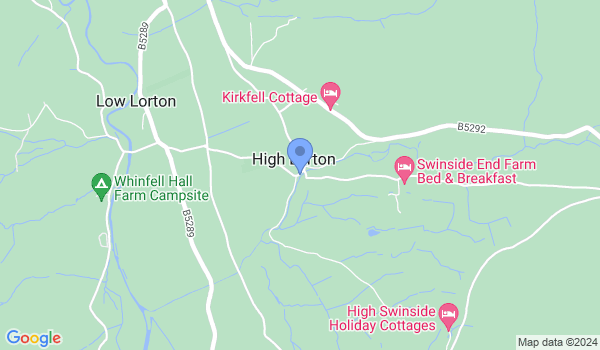 Cumbria Coast Karate location Map