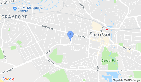 Dartford Ju Jitsu Club (Kyushin Ryu Ju Jitsu Association) location Map